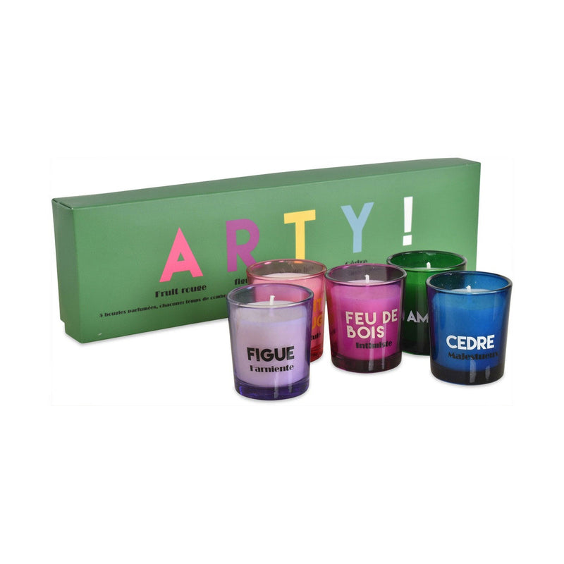 Coffret de 5 Bougies Arty