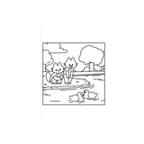 Livre de coloriage - Jardin mignon | Fleux | 7