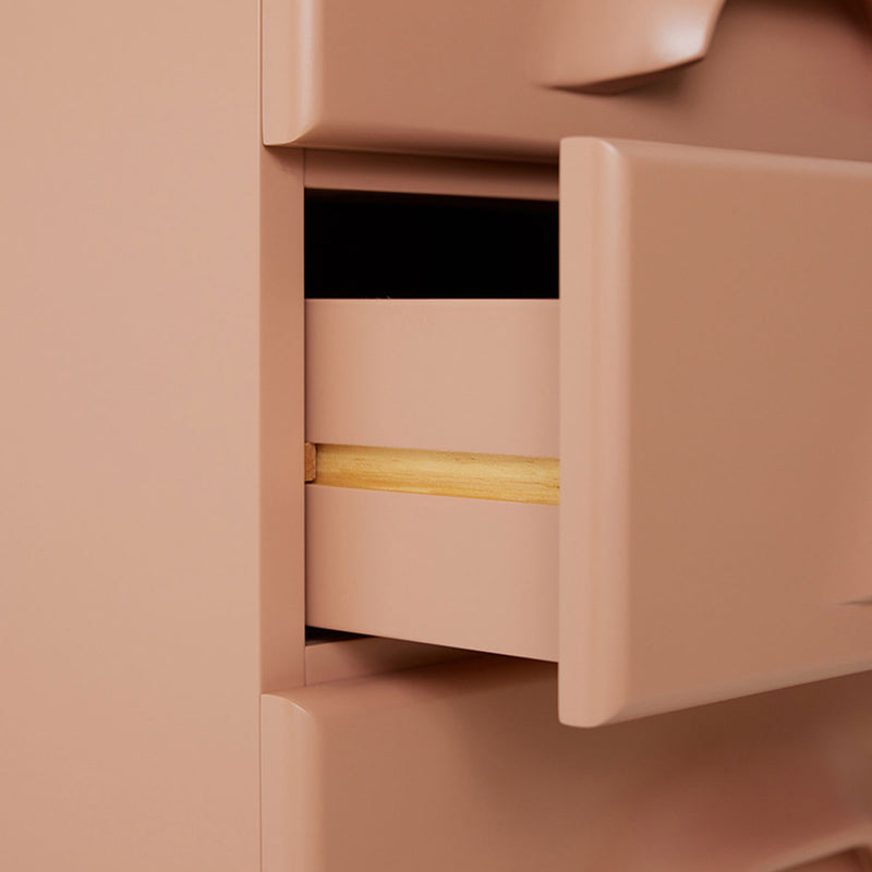 7 Drawer Chest of Drawers - 45 x 40.5 x 113 cm - Blush