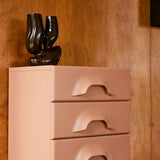 7 Drawer Chest of Drawers - 45 x 40.5 x 113 cm - Blush | Fleux | 10