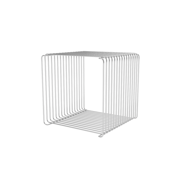 スチールラック・メタルラック Montana Panton Wire Shelf Chrome Single panton wire single - chrome - montana | flowers – Fleux