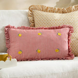 Coussin Les fruités brodé Citrons - 30 x 50 cm | Fleux | 5