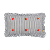 Coussin Les fruités brodé Fraises - 30 x 50 cm | Fleux | 5