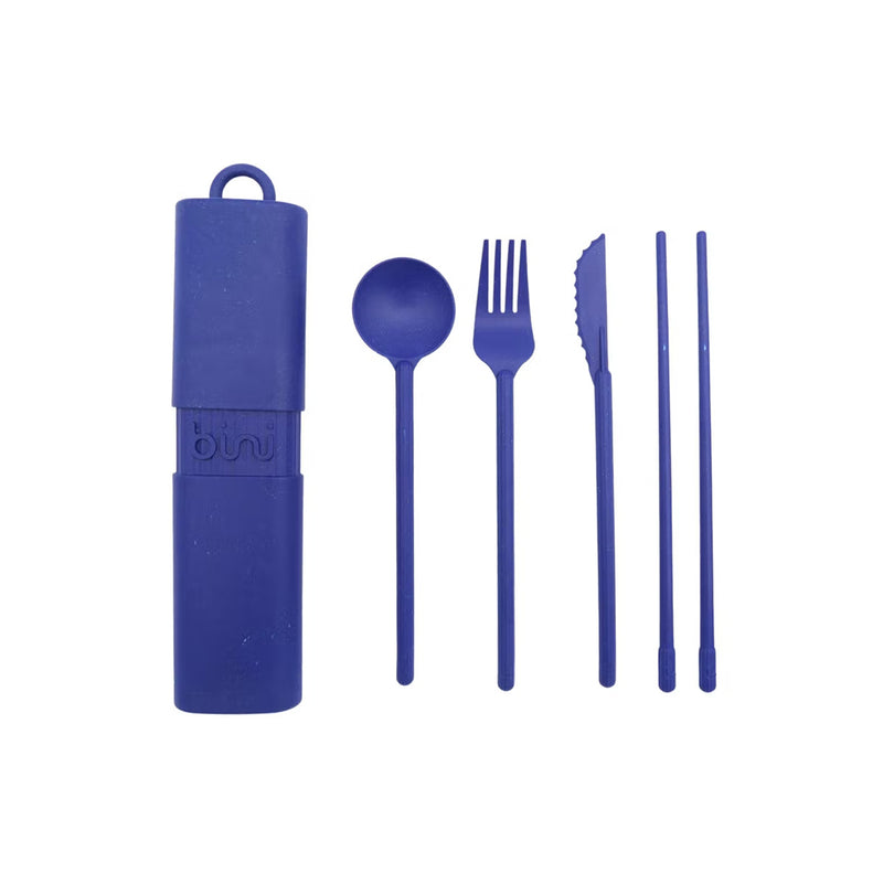 Kit de couverts réutilisables et nomades en matière biosourcée