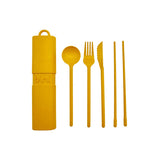 Kit de couverts réutilisables et nomades en matière biosourcée | Fleux | 20