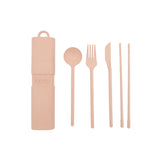 Kit de couverts réutilisables et nomades en matière biosourcée | Fleux | 31