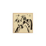 Affiche Cowgirl - 50 x 50 cm | Fleux | 2
