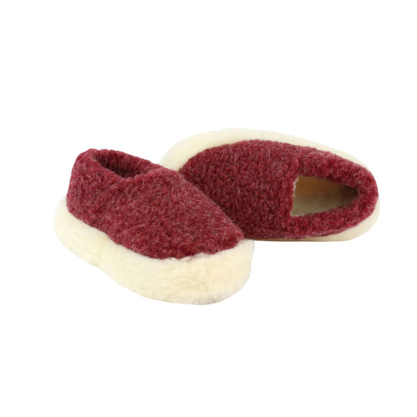 Chaussons Moumoutes - Dark Red