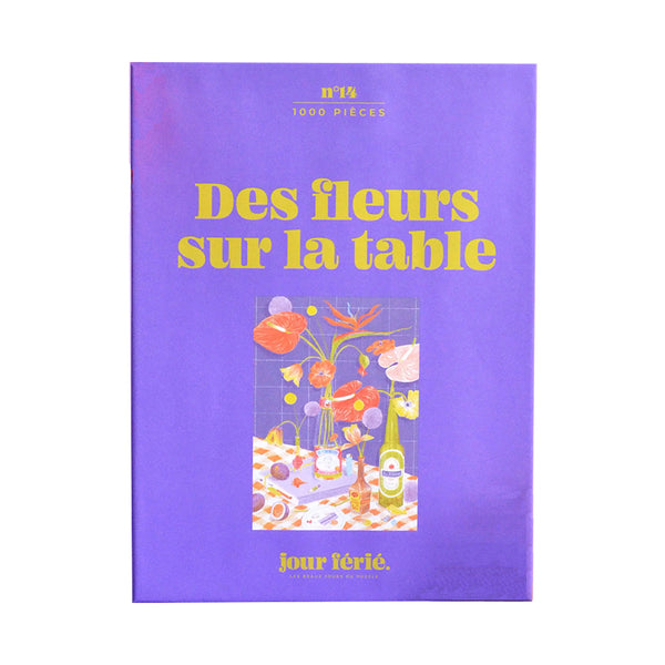 Puzzle Des fleurs sur la table - 1000 Pièces