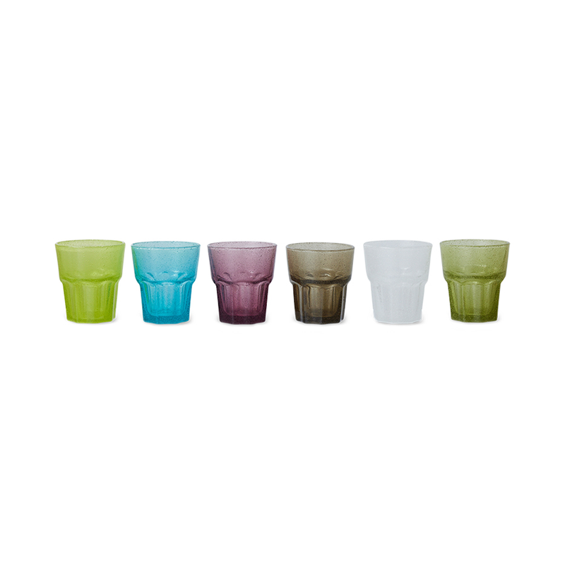 Set of 6 Mineral Water Glasses - Ø 8.5 cm