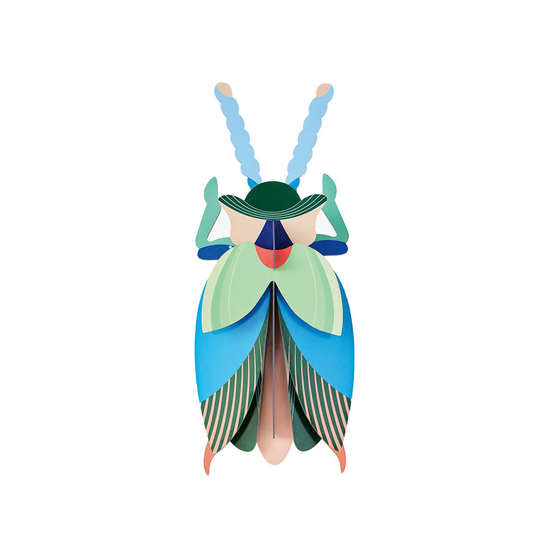 Emerald Beetle Wall Decor