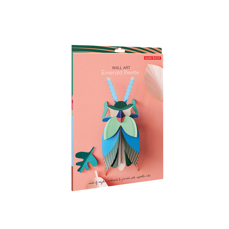 Emerald Beetle Wall Decor