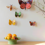 Décoration murale Papillon Fern Striped en carton recyclé | Fleux | 6