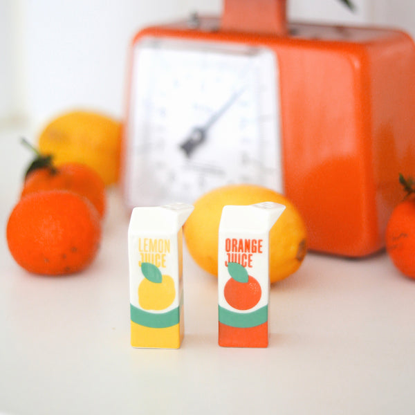 Juice Salt &amp; Pepper Shakers