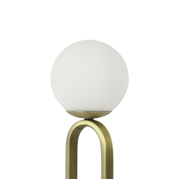 Globe Cime Ip44 Opal Glass