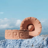 Cendrier Greche - Ø 15 cm x 5.5 cm - Terracotta | Fleux | 4