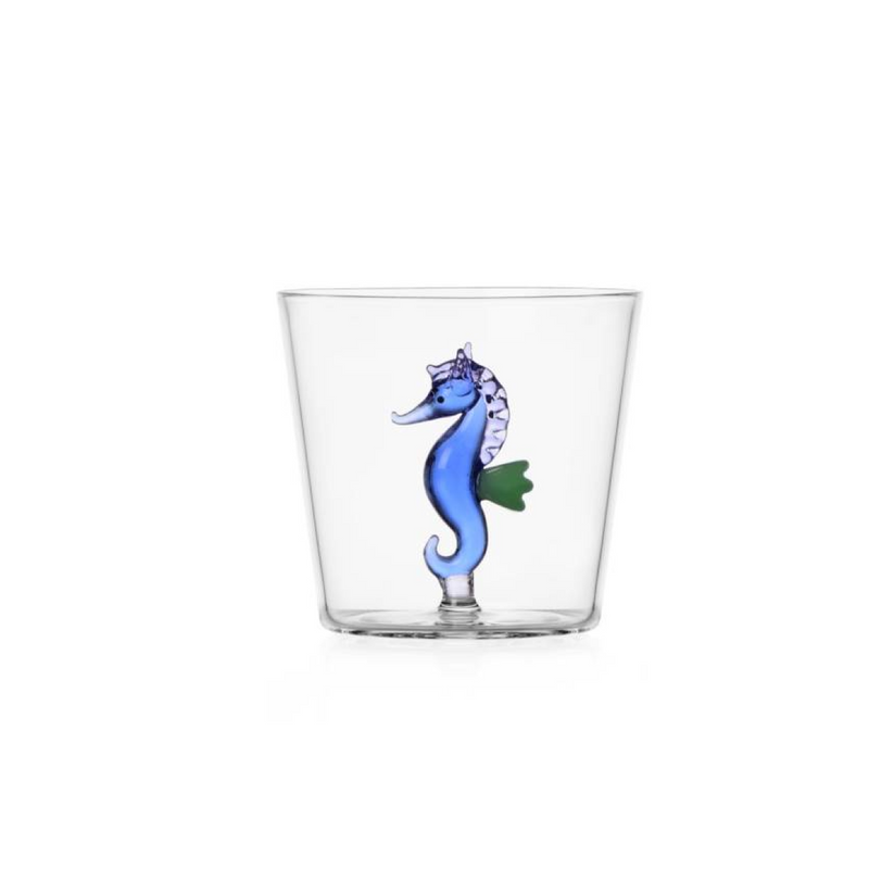 Blue Seahorse Cup