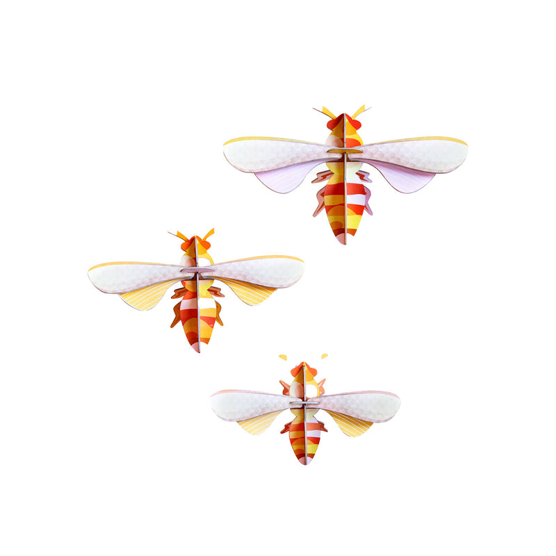 Honey Bees Wall Decor - Set of 3