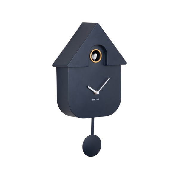 Horloge Modern Cuckoo Bleu Foncé