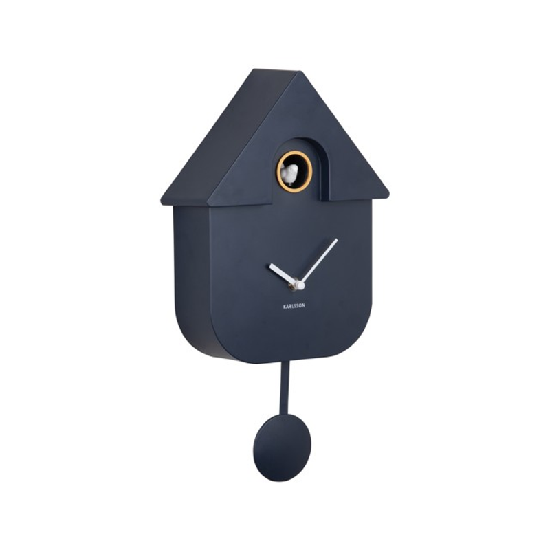 Horloge Modern Cuckoo Bleu Foncé