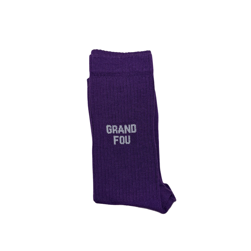 Chaussettes Grand fou - 40/45 - Violet