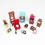 Kit DIY Maison Miniature Sam'S Study | Fleux | 10
