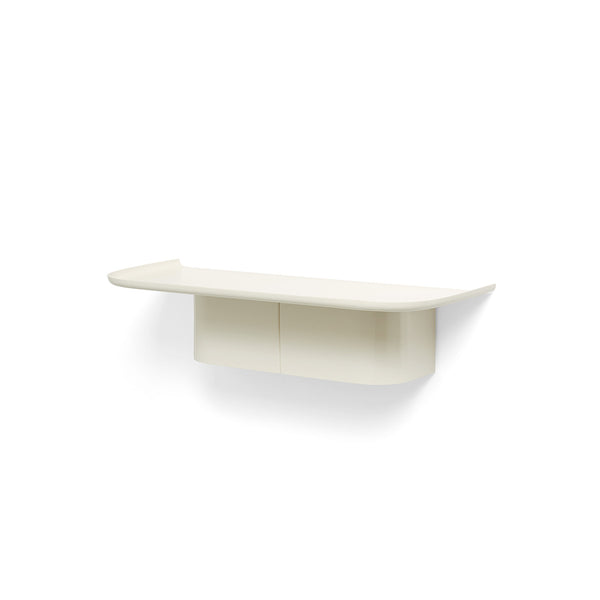 Étagère murale Korpus - l 25 x p 60 x h 14 cm - Crème