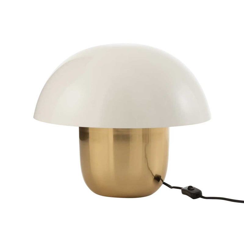 Lampe Champignon en Métal - Ø 40 x 40 cm - Or