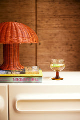 Lampe De Table Rotin - ⌀ 34 cm x 30 cm | Fleux | 46