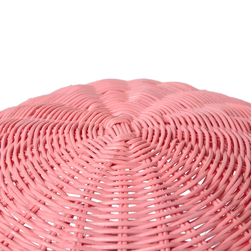 Rattan Table Lamp - Blush
