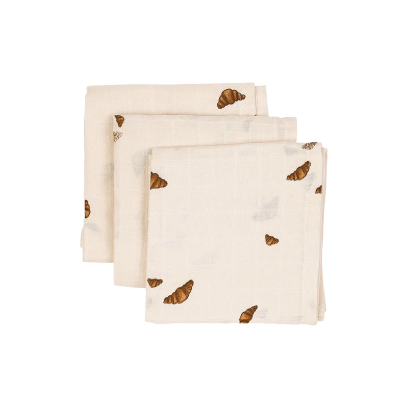 Set of 3 Crescent Nappies