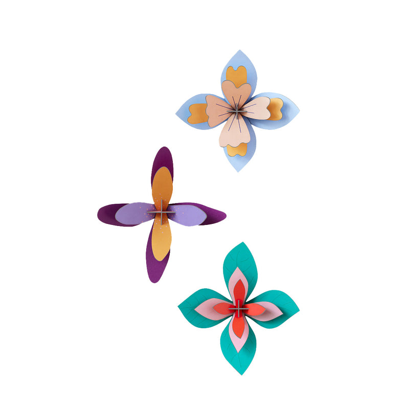 Lavender Cocktail Flower Wall Decor