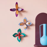 Lavender Cocktail Flower Wall Decor | Fleux | 4