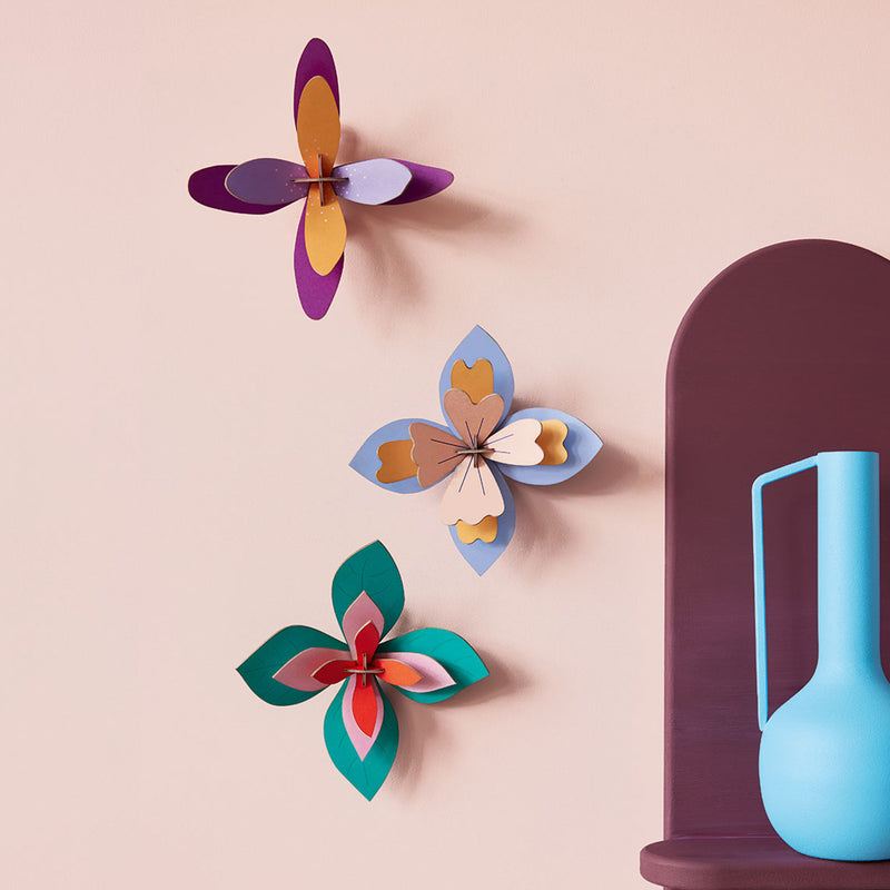 Lavender Cocktail Flower Wall Decor