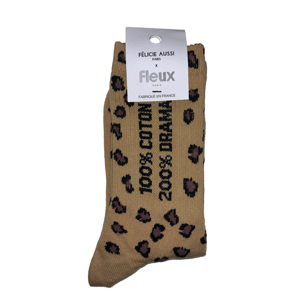 Chaussettes 100% coton 200% drama - 36/40 - Léopard