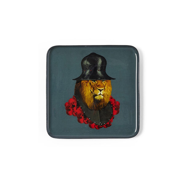 Vide-poche carré Lion Quichotte