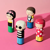 Figurine en bois Kokeshi Sketch.inc Frida | Fleux | 13