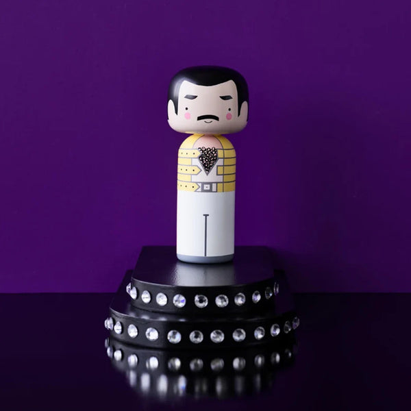 Figurine en bois - Kokeshi Sketch.inc - Freddie - 14.5 cm