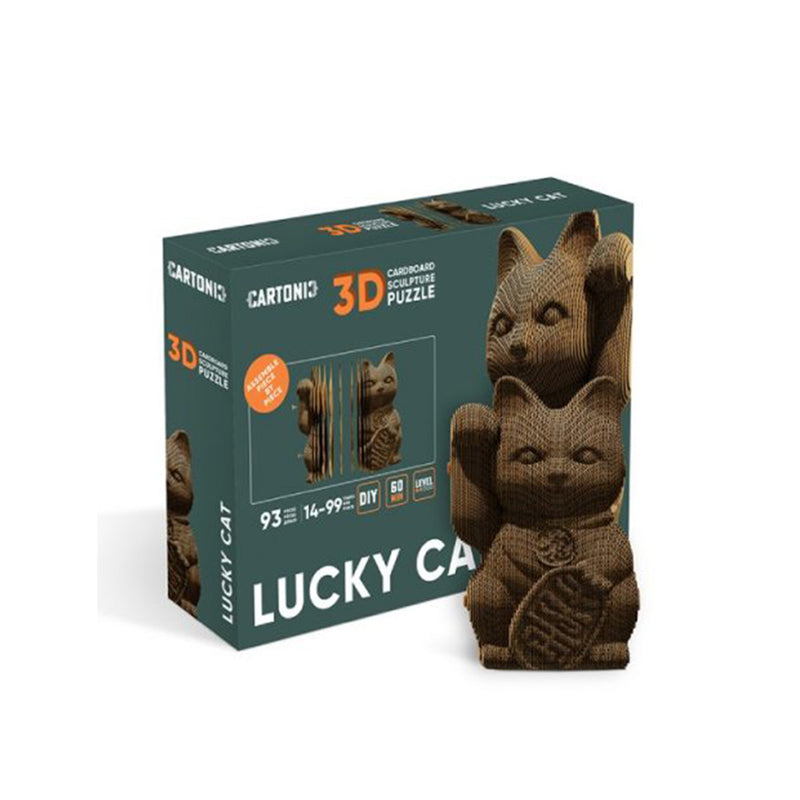 Puzzle 3D en carton - Lucky Cat
