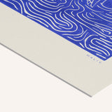 Maliv One+One=Three Poster - Blue | Fleux | 7