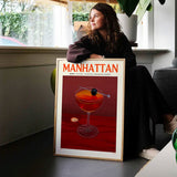 Cocktail Poster - Elin Pk - Manhattan | Fleux | 6