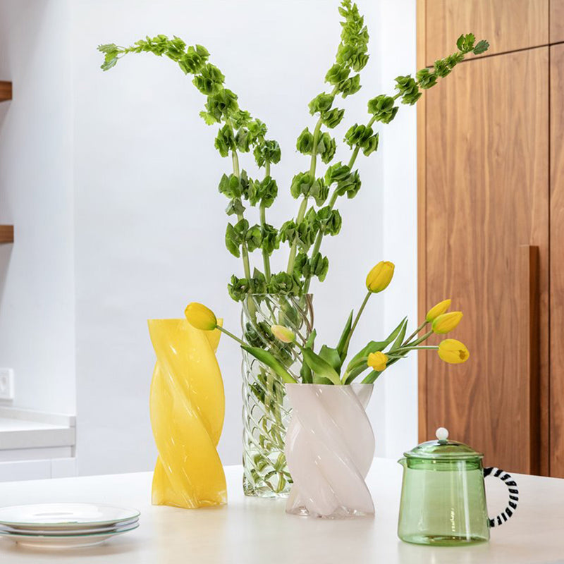 Vase Marshmallow Opaque - Jaune