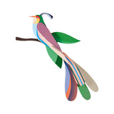 Décoration murale Oiseau de paradis Maya | Fleux | 4