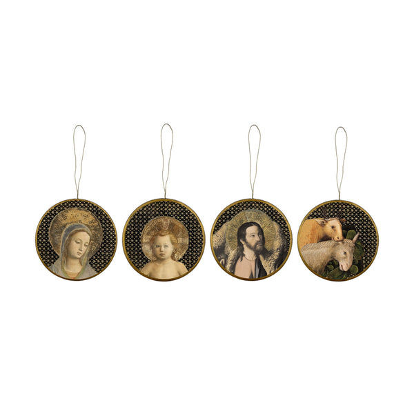 Set De 4 Médaillons La Crêche