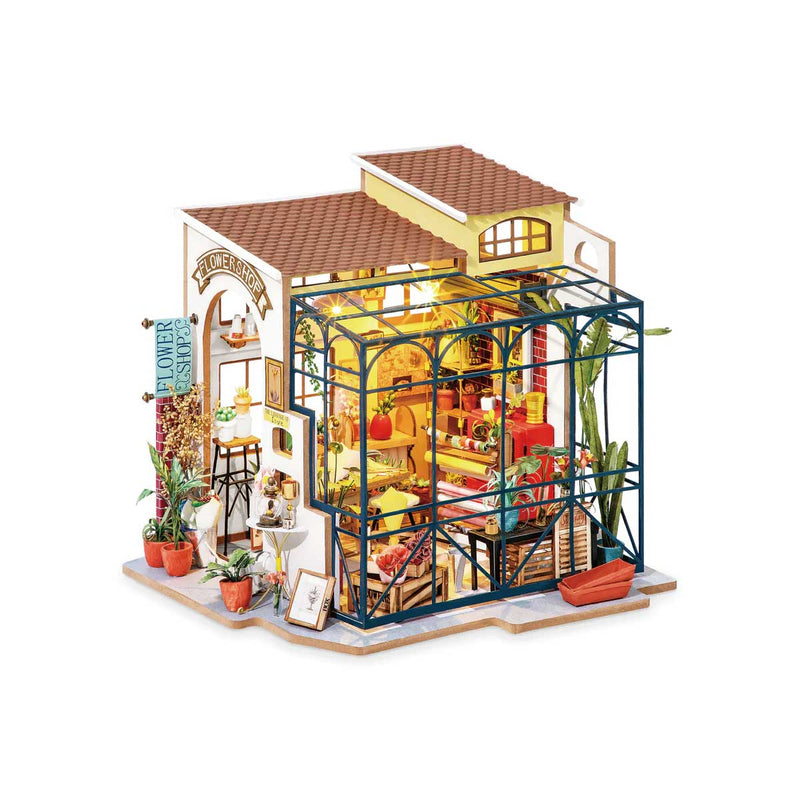Kit Maison miniature DIY - Magasin de fleurs – Fleux