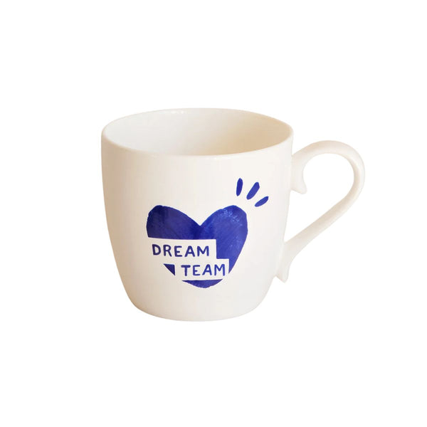Mug Coeur Dream team - Bleu