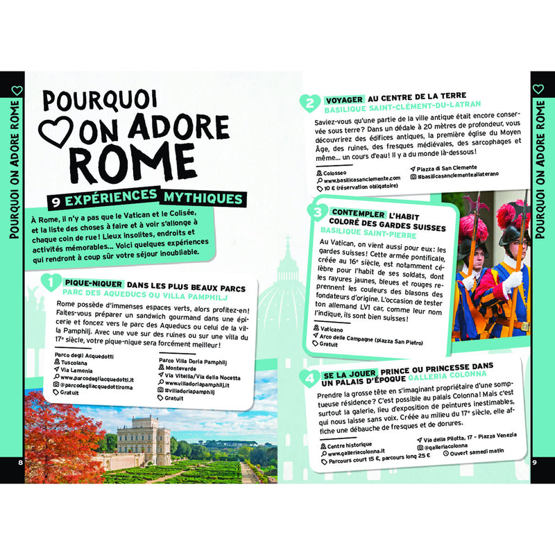 Tourist Guide Let's Get Out! The Best Spots in Rome