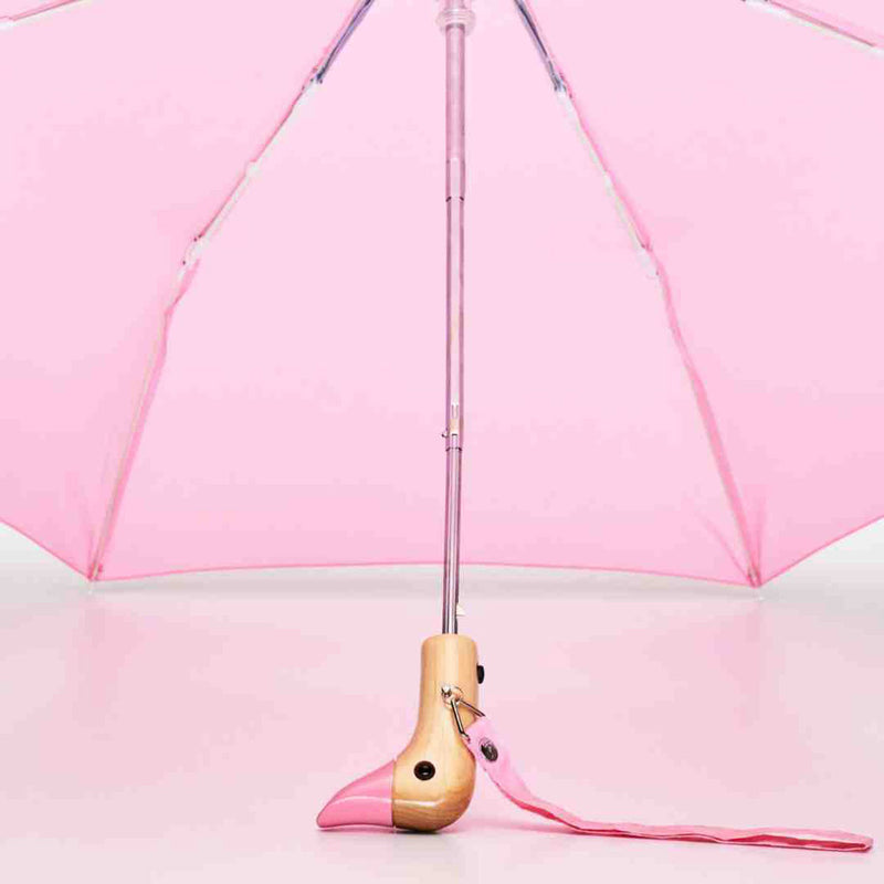 Parapluie à manche Tête de Canard - Rose
