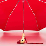 Parapluie à manche Tête de Canard - Rouge | Fleux | 8