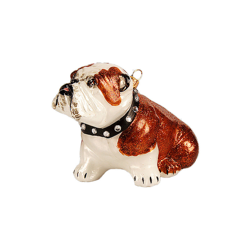 Décoration en Verre Bulldog Anglais